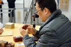 魏杰教授示範篆刻