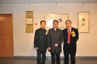 魏杰教授 (左),中聯辦伍俊處長 (中), 容浩然老師 (右)