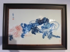 容藝文展出作品(瓷畫)