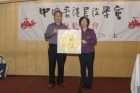 跟隨老師學習書法連續十年的岑婉兒師姐